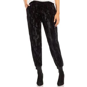 Alice + Olivia Pete Crushed Velvet Joggers